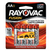 Rayovac FUSION Advanced Alkaline Batteries, AA, 1.5 V, 8 PK, #8158TFUSK