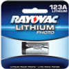 Rayovac Lithium Photo Batteries, 123A, 3 V, 2 PK, #RL123A2G
