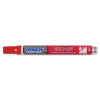 ITW Pro Brands SUDZ OFF Detergent Removable Temporary Markers, Red, Medium, 12/PK, #91939