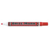 ITW Pro Brands BRITE-MARK Medium Paint Marker, Red, Medium, Bullet, Acrylic, 12/BX, #84006