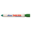 Markal Quik Stik Markers, 11/16 in dia, 6 in, Green, 12/BX, #61069