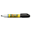 Markal Dura-Ink Dry Erase Markers, Black, 1/8 in, Felt, 1/EA, #96571