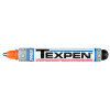 ITW Pro Brands Dykem TEXPEN Industrial Paint Markers, Orange, 3/32 in, Medium, 12/BX, #16103