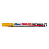Markal Galvanizer's Removable Markers, Medium Tip, Bullet, Yellow, 12/BX, #28786