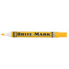 ITW Pro Brands BRITE-MARK Medium Paint Marker, Yellow, Medium, Bullet, Acrylic, 12/BX, #84004