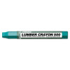 Markal Lumber Crayons 500, 1/2 in dia, 4-5/8 in, Green, 12/DZ, #80326