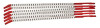 Brady Clip Sleeve Wire Markers, 0.3 in x 3 in, "2", Black on White, 1/PK, #SCN102
