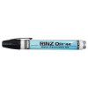 ITW Pro Brands RINZ OFF Water Removable Temporary Markers, Blue, Medium, 12/BX, #91105