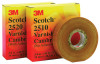 3M Scotch Varnished Cambric Tapes 2510, 36 yd x 1 1/2 in, Yellow (24 Rolls/Pkg.)