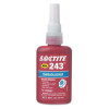 Loctite 243 Threadlockers, Medium Strength, 50 mL, 3/4 in Thread, Blue, 1/EA