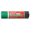 Loctite QuickStix 668 Retaining Compound, High Temperature, 19 g Tube, Green, 1870 psi, 1/EA