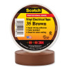 3M Scotch Vinyl Electrical Color Coding Tapes 35, Brown, 1/RL