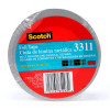 3M Scotch Aluminum Foil Tapes, 2 in x 50 yd, 3.6 mil, Silver, 12/CS