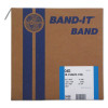Band-It Type 316 Bands, 3/8 in x 100 ft, 0.025 in Thick, Stainless Steel, 1/RL, #C40399