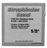 Strapbinder Bands, 5/8 in x 100 ft, 0.03 in Stainless Steel 201, 1/ROL, #ST205