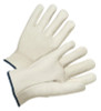 Anchor Products 4000 Series Quality Grain Cowhide Leather Driver Gloves, Large, Unlined, Natural, 12 Pair, #990IL