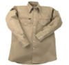 LAPCO 950 Heavy-Weight Khaki Shirts, Cotton, 16-1/2 Medium, 1/EA, #LS1612M