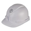 Klein Tools Hard Hat, Non-vented, Cap Style, 1/EA, #60100