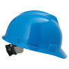 MSA V-Gard Hard Hat, Slotted Cap w/ Fas-Trac III Suspension, Blue #475359