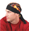 OccuNomix Tuff Nougies Regular Tie Hats, One Size, Big Flames, 1/EA, #TN5FLA