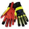 West Chester R2 RigAce Rigger Gloves with Silicone Palm, 2X-Large, Bright Red, 6PR/Case, 72/CA, #870102XL