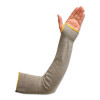 Wells Lamont Flame/Cut-Resistant Sleeve w/Thumbhole, 24", Elastic Both Ends, Brown, 1/PC, #SKC24H
