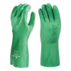 SHOWA Chemical Resistant Gloves, Size 2XL, 12 in L, Green, 1 PR, 12 Pair, #73111