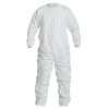 DuPont Tyvek IsoClean Coveralls with Zipper, White, X-Large, 25/CA, #IC253BWHXL00250S