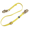 Capital Safety Web Adjustable Positioning Lanyard, 6ft, Snap Hook Connection, 310lb Cap, Yellow, 1/EA, #1231016