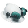 MSA Sound Control SH Earmuffs, 25 dB NRR, Green, Helmet, 1/EA, #10034487