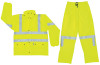MCR Safety Luminator? Class III Rain Suit, 0.4 mm Polyurethane, Fluorescent Lime, 2X-Large, 1/EA, #5182X2