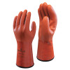 SHOWA 460 Series Gloves, 9/Large, Orange, 12 Pair, #460L09