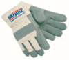 MCR Safety Heavy-Duty Side Split Gloves, X-Large, Leather, 12 Pair, #1710XL