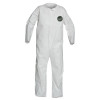 DuPont ProShield 50 Hooded Coveralls w/Attached Boots and Elastic Wrists, White, 4XL, 25/CA, #NB122SWH4X002500 DuPont ProShield 50 Hooded Coveralls w/Attached Boots and Elastic Wrists, White, 4XL, 25/CA, #NB122SWH4X002500