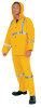 MCR Safety Three-Piece Rain Suit, Jacket/Hood/Overalls, 0.35 mm PVC/Poly, Yellow, 4X-Large, 1/EA, #2403RX4