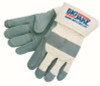 MCR Safety Heavy-Duty Side Split Gloves, X-Large, Leather, 12 Pair, #1700XL