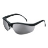 MCR Safety Klondike Protective Eyewear, Silver Mirror Lens, Duramass HC, Black Frame, 1/EA, #KD117