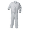 Kimberly-Clark Professional KLEENGUARD? A35 Coveralls, White, Medium, Elastic Wrists and Ankles, Zipper Front, 1/CA, #38926