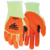 MCR Safety CUT PRO A5 13 GA HIVIS LIME HM OR FOAM NITR RF, 12 Pair, #UT1955S