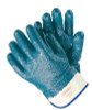 MCR Safety Predator Nitrile Coated Gloves, Large, Blue, Extra Rough Finish, Fully Coated, 12 Pair, #9761R