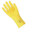 Ansell FL 200 Gloves, 8, Natural Latex, Lemon Yellow, 12 Pair, #114310