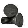 3/8"-16 x 1" Grade 5 Plow Bolts No.3 Head, Full Thread, Plain (100/Pkg.)