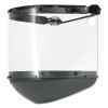 Honeywell Dual Crown Faceshield Systems, 4 in Crown, Dielectric Bracket, Clear/Noryl, 1/EA, #FM70DCCL