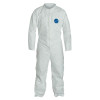 DuPont Tyvek 400 Collared Coveralls w/Open Wrists/Ankles, White, XL, 25/CA, #TY120SWHXL002500