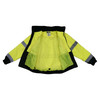 Radians SJ110B Two-in-One High Visibility Bomber Safety Jackets, 2XL, Polyester, Green, 1/EA, #SJ110B3ZGS2X
