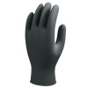 SHOWA 7700 Series Nitrile Gloves, Rolled Cuff, X-Large, Black, 1/DI, #7700PFTXL