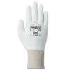 Ansell HyFlex 11-600 Palm-Coated Gloves, Size 7, White, 12 Pair, #103327