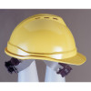 MSA Topgard Full Brim Hard Hats, Fas-Trac III Suspension Yellow, 1/EA, #475387