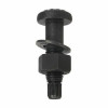 1"-8 x 2-1/4" A325 Tension Control Bolt Plain w/ A563 DH Heavy Hex Nut & Round F436 Washer (140/Bulk Pkg.)