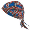 Comeaux Caps Sytle 7000 Welder Doo Rags, One Size Fits All, Stars & Stripes, 1/EA, #7000SS